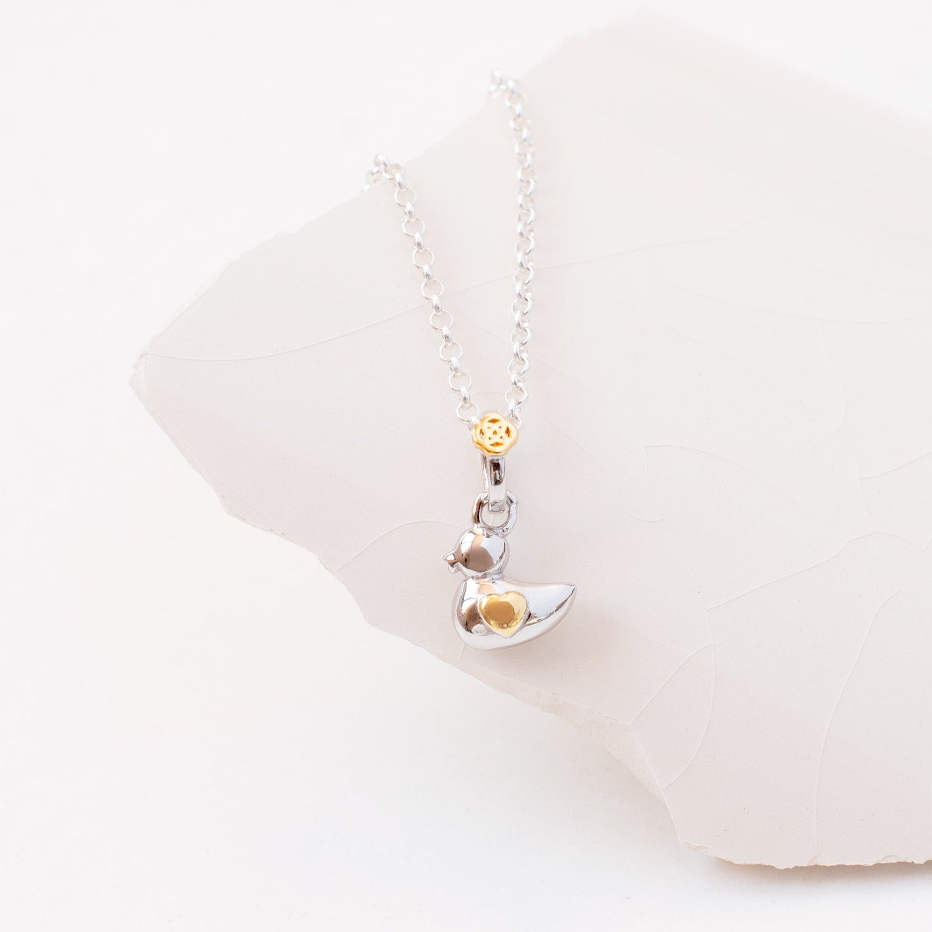 Colgante Patito de Plata de Ley 925
