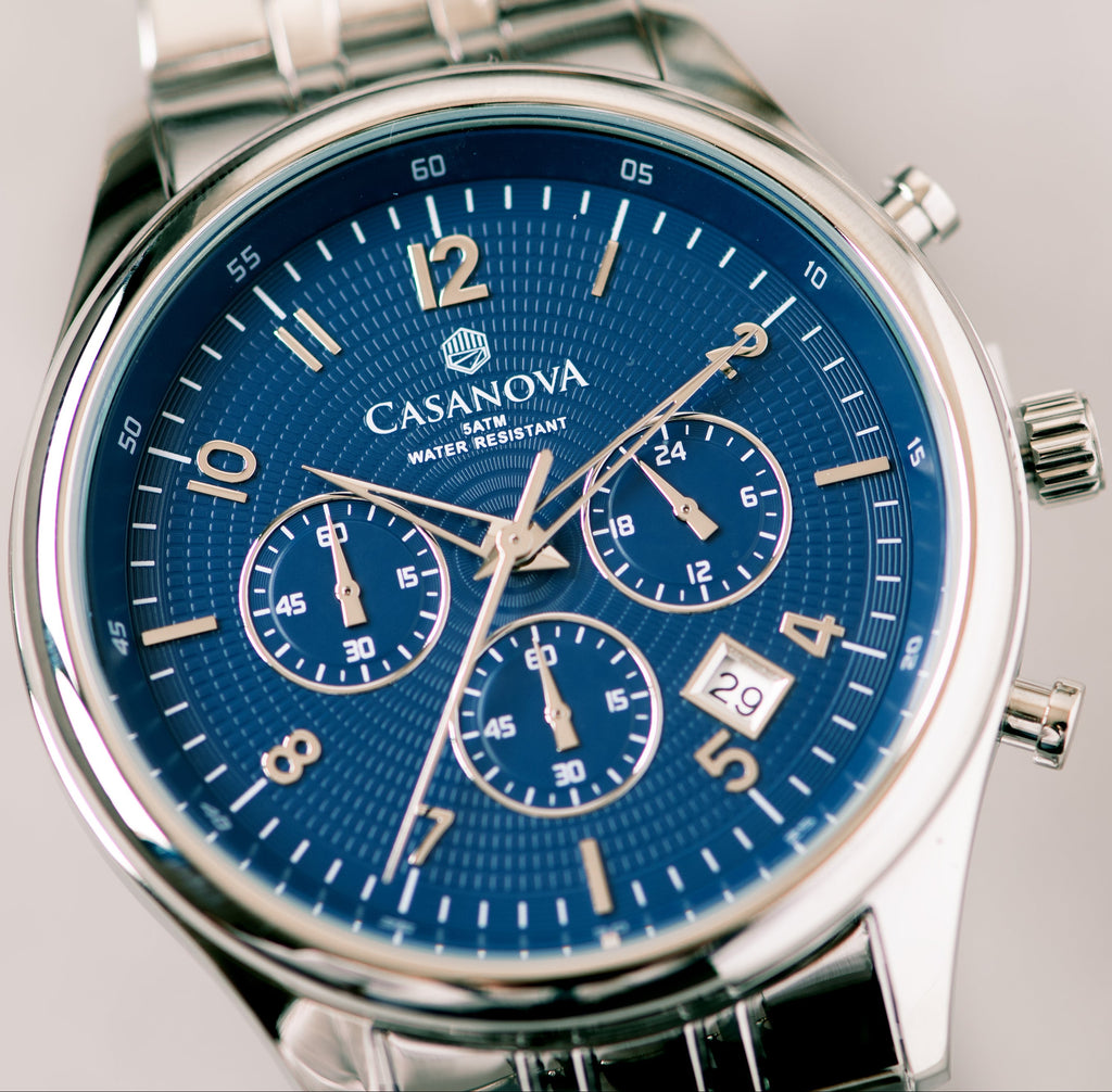Reloj de Hombre Casanova Chrono con Correa de Acero