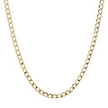 Cadena Barbada 3.65mm 45cm de Oro de 9 Quilates