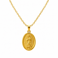 Gargantilla Virgen de Acero Inoxidable