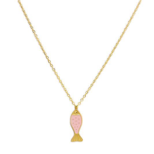 Cadena y Colgante Yara Rosa Acero Tesi García