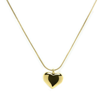 Cadena y Colgante Corazón Cola Ratón Acero Tesi García