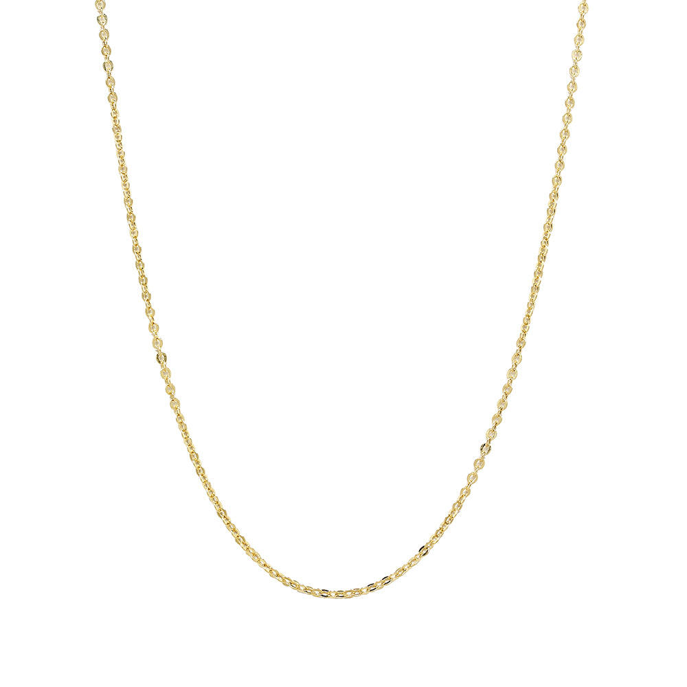Cadena Forzada 45x1.40 en Oro Amarillo 18 Kilates