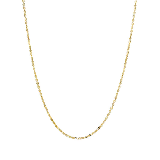 Cadena Forzada 45 cm en Oro Amarillo 18 Kilates