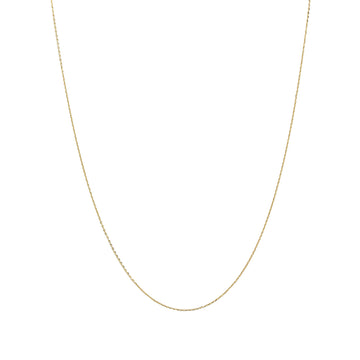 Cadena Forzada Ligera 45cm en Oro Amarillo 18 Kilates