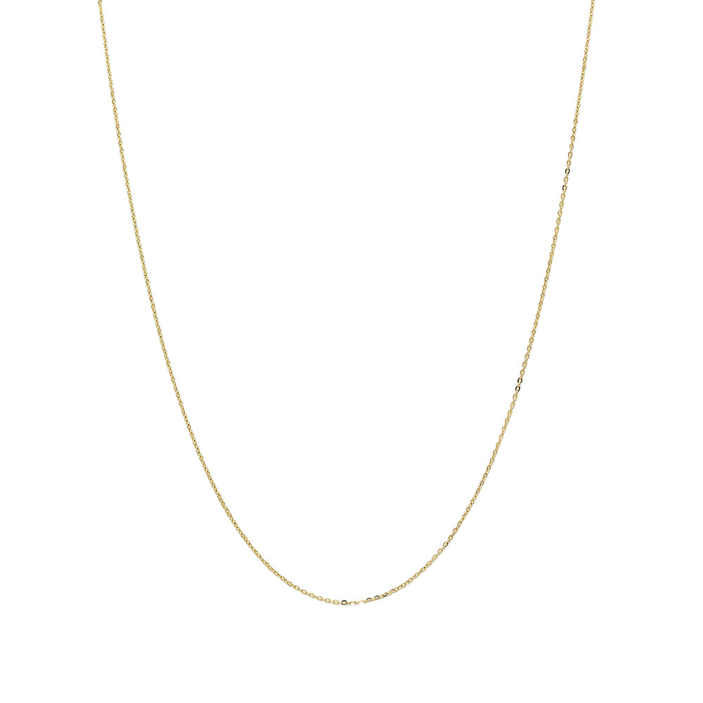 Cadena Forzada Ligera 40cm en Oro Amarillo 18 Kilates
