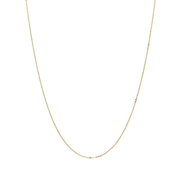 Cadena Forzada Ligera 40cm en Oro Amarillo 18 Kilates