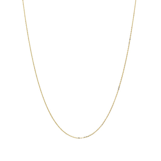 Cadena Forzada Ligera 40cm en Oro Amarillo 18 Kilates