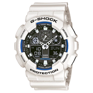 Reloj Casio G-SHOCK Hombre Analógico-Digital Blanco-Negro