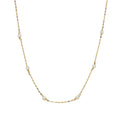 Gargantilla Lira con Perlas de Oro de 9 Quilates