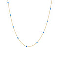 Gargantilla Kira con Piedras Azules de Oro de 9 Quilates