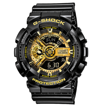Reloj Casio G-SHOCK Hombre Analógico-Digital Negro-Oro