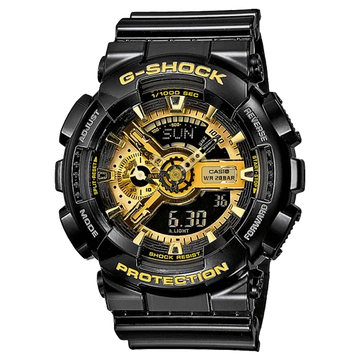 Reloj Casio G-SHOCK Hombre Analógico-Digital Negro-Oro
