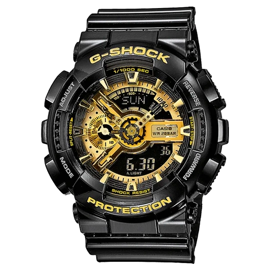 Reloj Casio G-SHOCK Hombre Analógico-Digital Negro-Oro