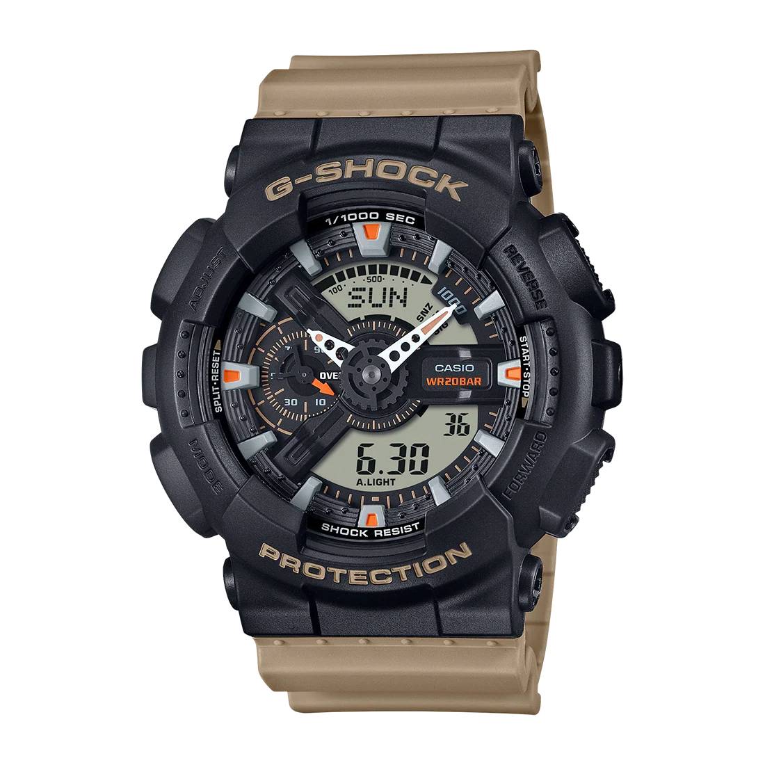 Reloj Casio G-SHOCK Hombre Analógico-Digital Beige-Negro