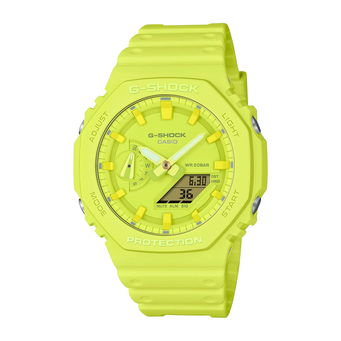 Reloj Casio G-SHOCK Hombre Analógico-Digital Amarillo Neón