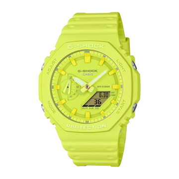 Reloj Casio G-SHOCK Hombre Analógico-Digital Amarillo Neón