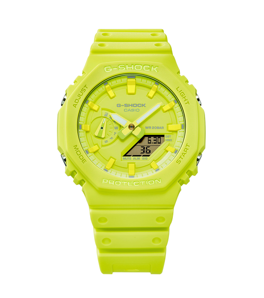 Reloj Casio G-SHOCK Hombre Analógico-Digital Amarillo Neón