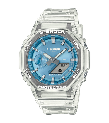Reloj Casio G-SHOCK Hombre Analógico-Digital Azul Cielo Transparente