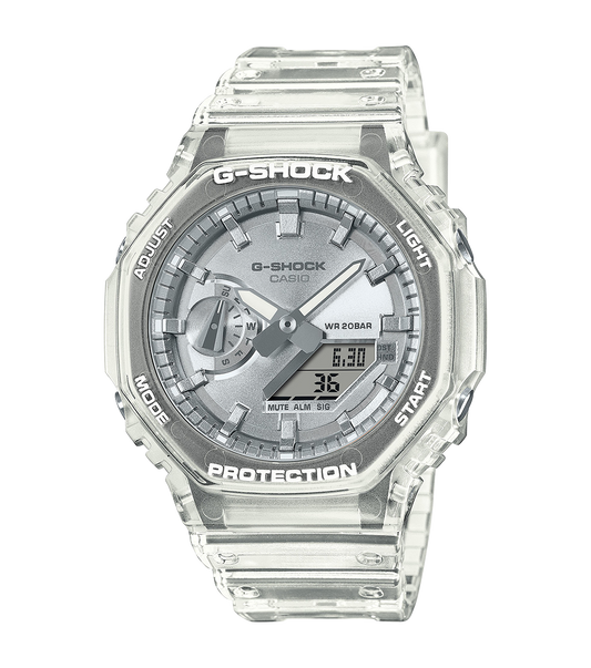 Reloj Casio G-SHOCK Hombre Analógico-Digital Gris Transparente