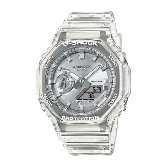 Reloj Casio G-SHOCK Hombre Analógico-Digital Gris Transparente
