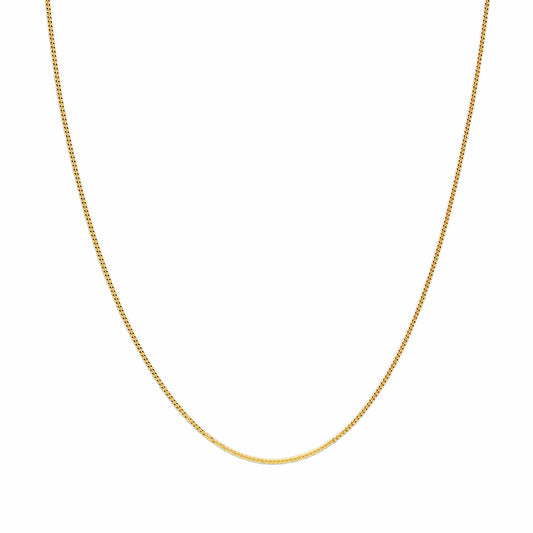 Cadena Barbada 45X0.45 en Oro Amarillo 9 Kilates