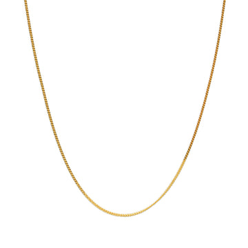 Cadena Barbada 45x0.55 en Oro Amarillo 18 Kilates