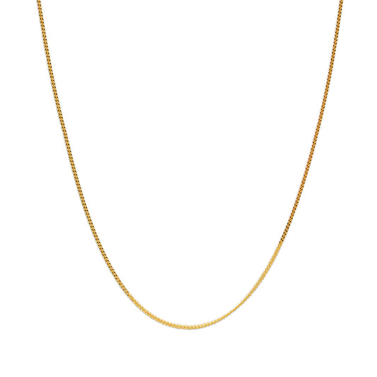 Cadena Barbada 45x0.55 en Oro Amarillo 18 Kilates