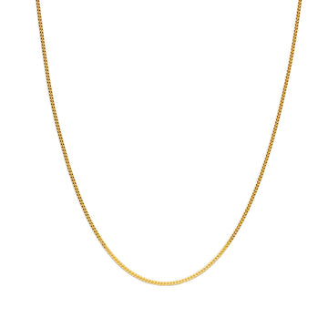 Cadena Barbada 40x1.05 en Oro Amarillo 9 Kilates