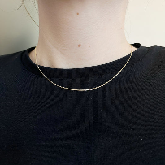 Cadena Barbada 40x1.05 en Oro Amarillo 9 Kilates