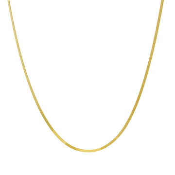 Cadena Cola de Topo 42cm en Oro Amarillo 18 Kilates