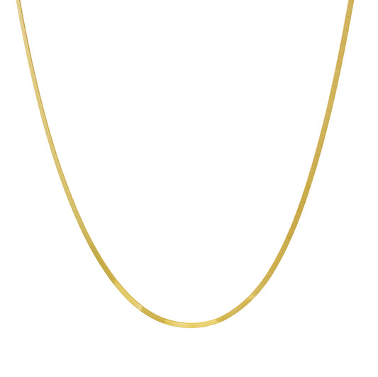 Cadena Cola de Topo 42cm en Oro Amarillo 18 Kilates