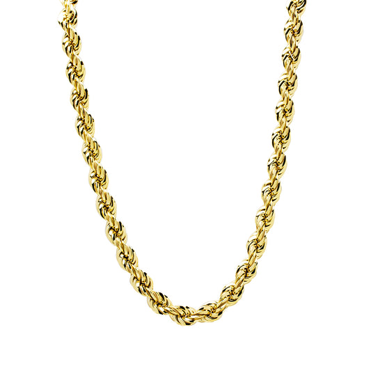 Cadena Cordón 50cm en Oro Amarillo 9 Kilates