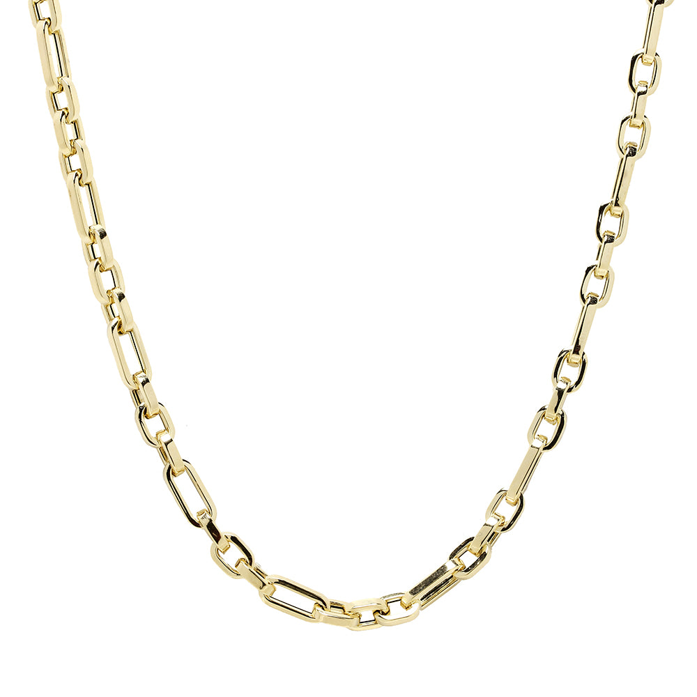 Cadena Forzada 4.5mm 60cm de Oro de 9 Quilates