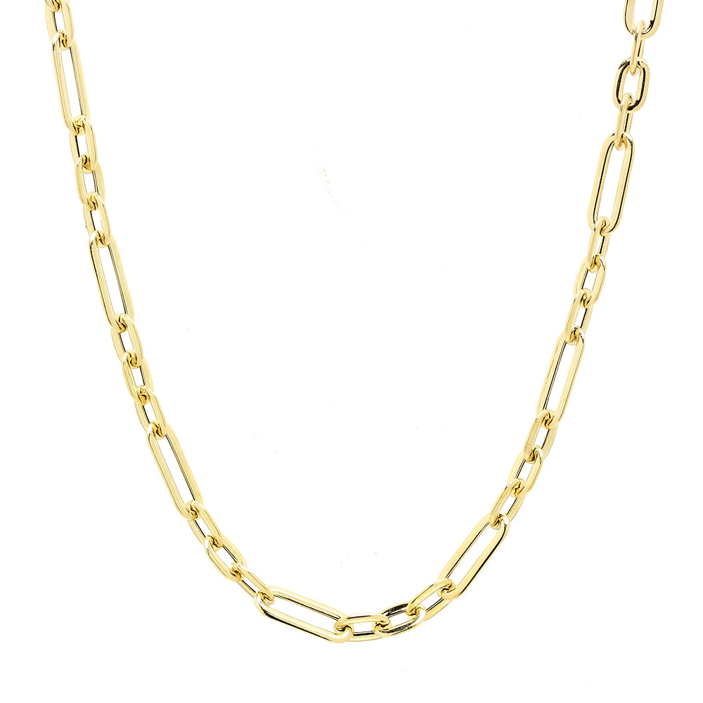 Cadena Forzada de Oro de 9 Quilates