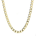 Cadena Forzada Plana de Oro de 9 Quilates