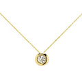 Gargantilla de Oro de 18 Quilates con Diamante