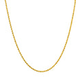 Cadena Hombre Cordón 1,5mm 50cm Oro Amarillo 9 kilates