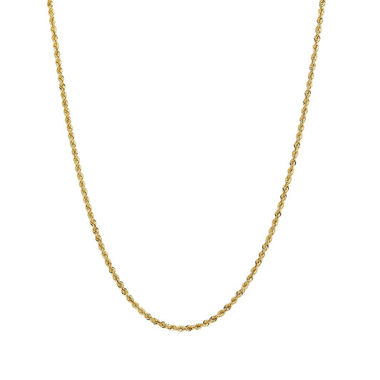 Cadena Cordón 40 cm en Oro Amarillo 18 Kilates
