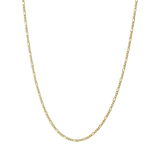 Cadena Progresiva 3x1 de 45 cm en Oro Amarillo 9 Kilates