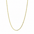 Cadena Forzada Diamantada 45 cm 0,95 mm de Oro Amarillo de 9 Quilates