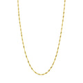 Cadena Singapur 1.2mm 50cm de Oro de 9 Quilates