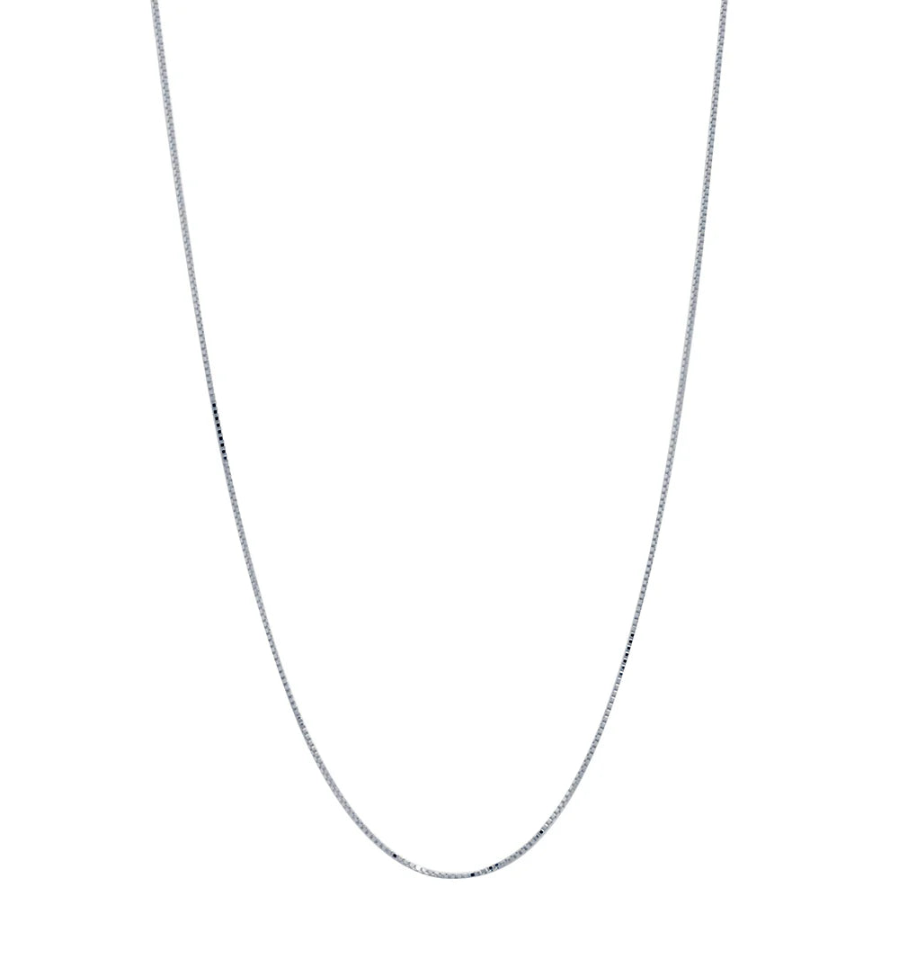 Cadena  Oferta 45 cm en Oro Blanco 9 Kilates