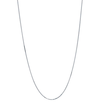 Cadena  Oferta 45 cm en Oro Blanco 9 Kilates