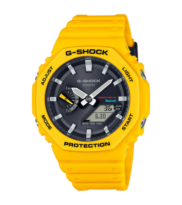 Reloj Casio G-SHOCK Hombre Analógico-Digital Amarillo-Negro Solar