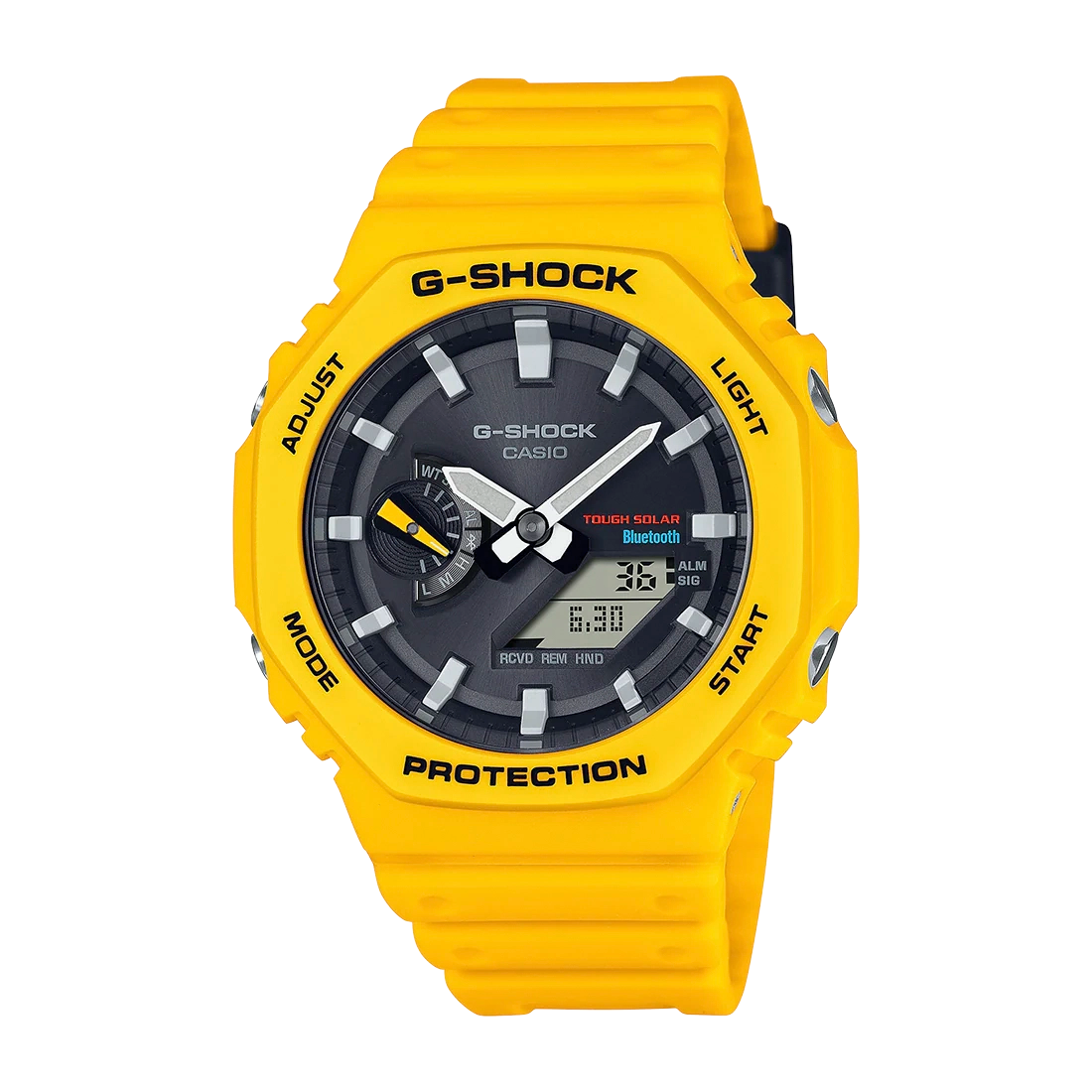 Reloj Casio G-SHOCK Hombre Analógico-Digital Amarillo-Negro Solar