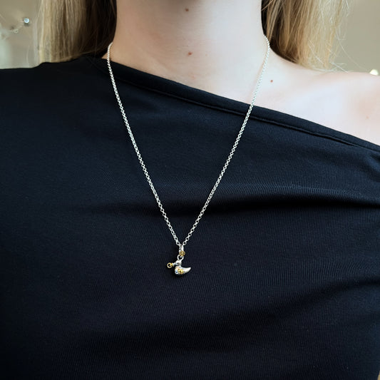 Cadena y Colgante Patito Bebé en Plata by CUSTOMIMA