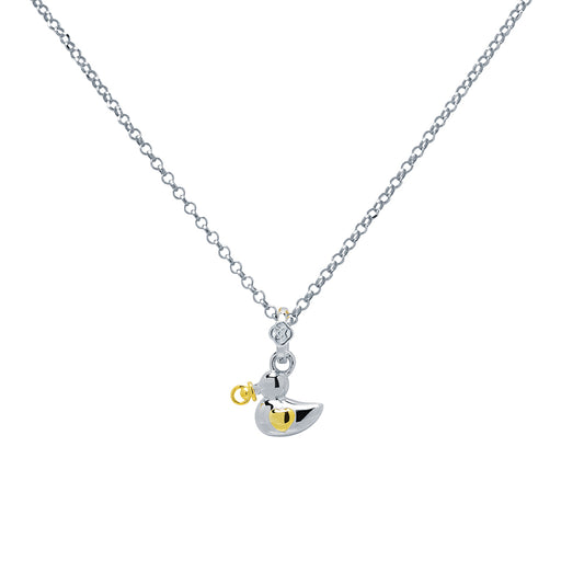 Cadena y Colgante Patito Bebé en Plata by CUSTOMIMA