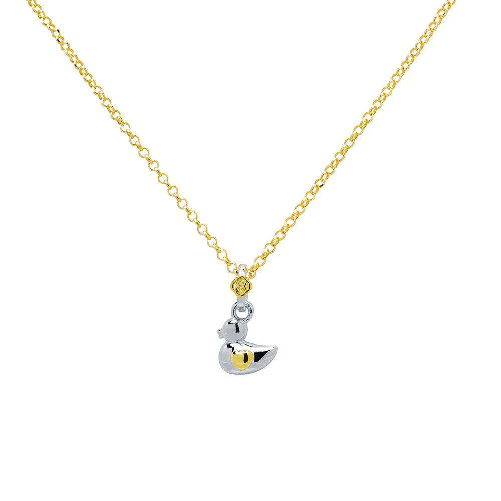 Cadena y Colgante Patito Niño en Plata by CUSTOMIMA