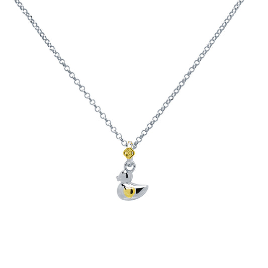 Cadena y Colgante Patito Niño en Plata by CUSTOMIMA